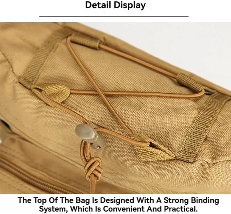 Portable Outdoor Fishing Accessories Kit Riding Waist Bag Mountaineering Adjustable Strap Fanny Pack Running Sports Fit Belt Bag (CP Camouflage)