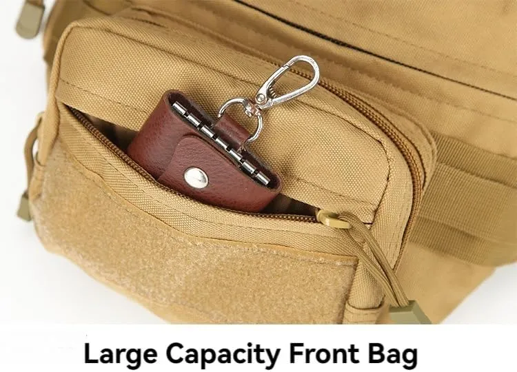Portable Outdoor Fishing Accessories Kit Riding Waist Bag Mountaineering Adjustable Strap Fanny Pack Running Sports Fit Belt Bag (CP Camouflage)