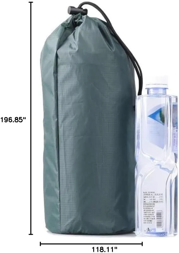 Portable Tarp for Hammock Tent Shelter Backpacking Camping Outdoor Picnic Hiking Travel (Khaki, 3 x 5 M, for 6-7 People)