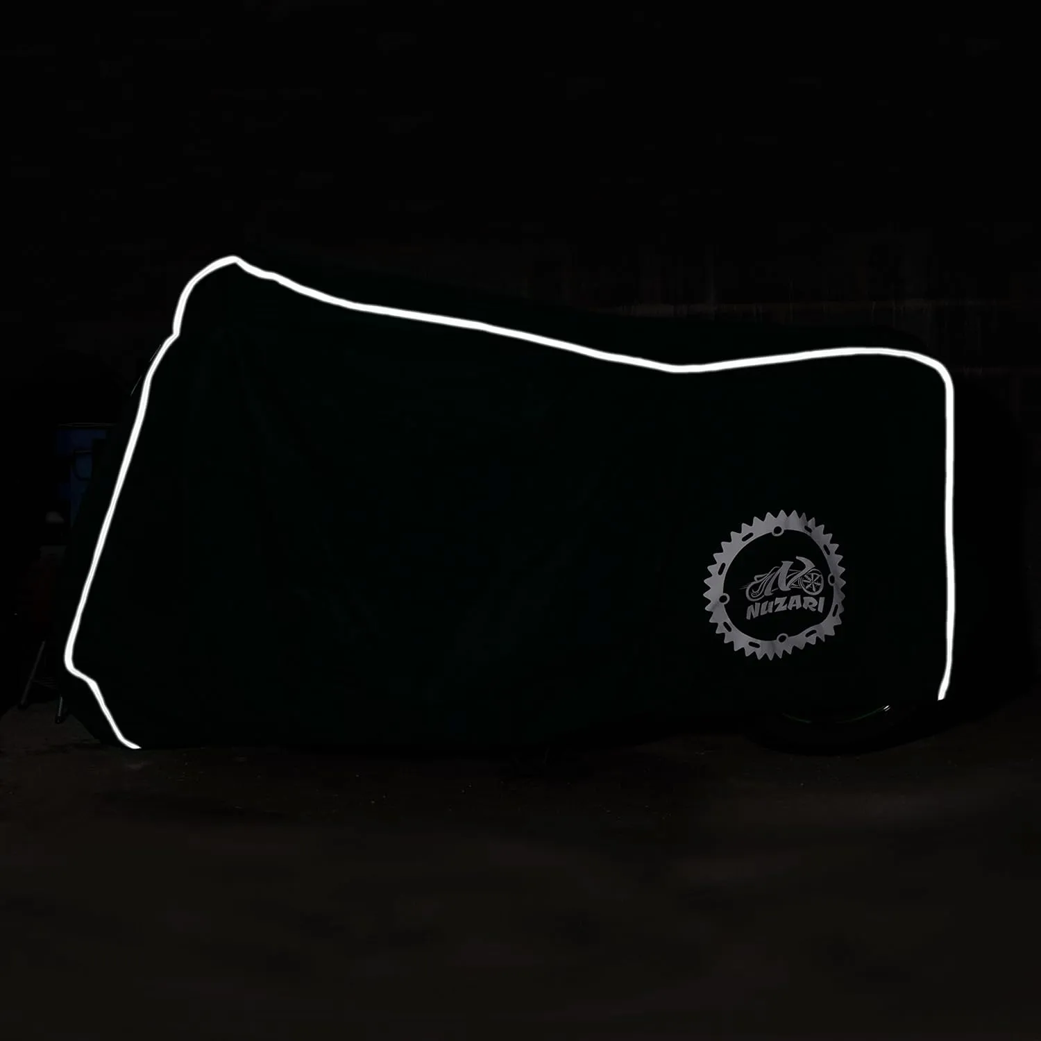 Premium Motorcycle Accessories - Motorcycle Covers Waterproof Outdoor Storage - Powersports Vehicle Covers - Dirt Bike Motorcycle Cover for Adult Bikes - 250cc Scooter Cover, Reflective tarp M