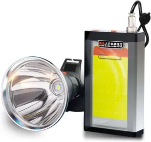 Professional LED Hunting Headlamp – Super Bright Rechargeable Headlight, 4X Brighter with Battery Pack & Phone Charger – Ideal for Hunting, Camping, Fishing, Emergencies