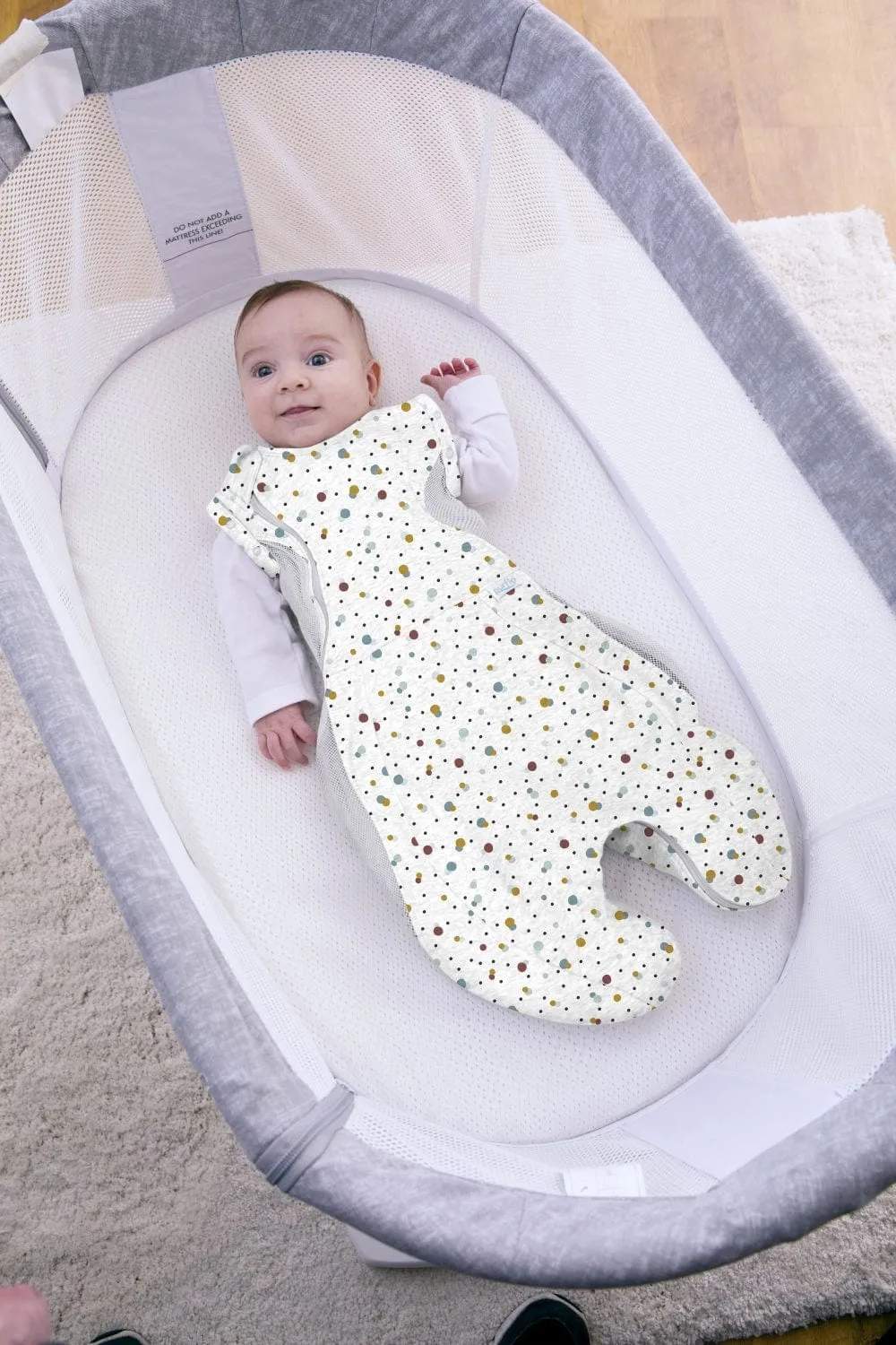 Purflo Swaddle To Sleep Bag 0.5 TOG 0-4 Month - Scandi Spot