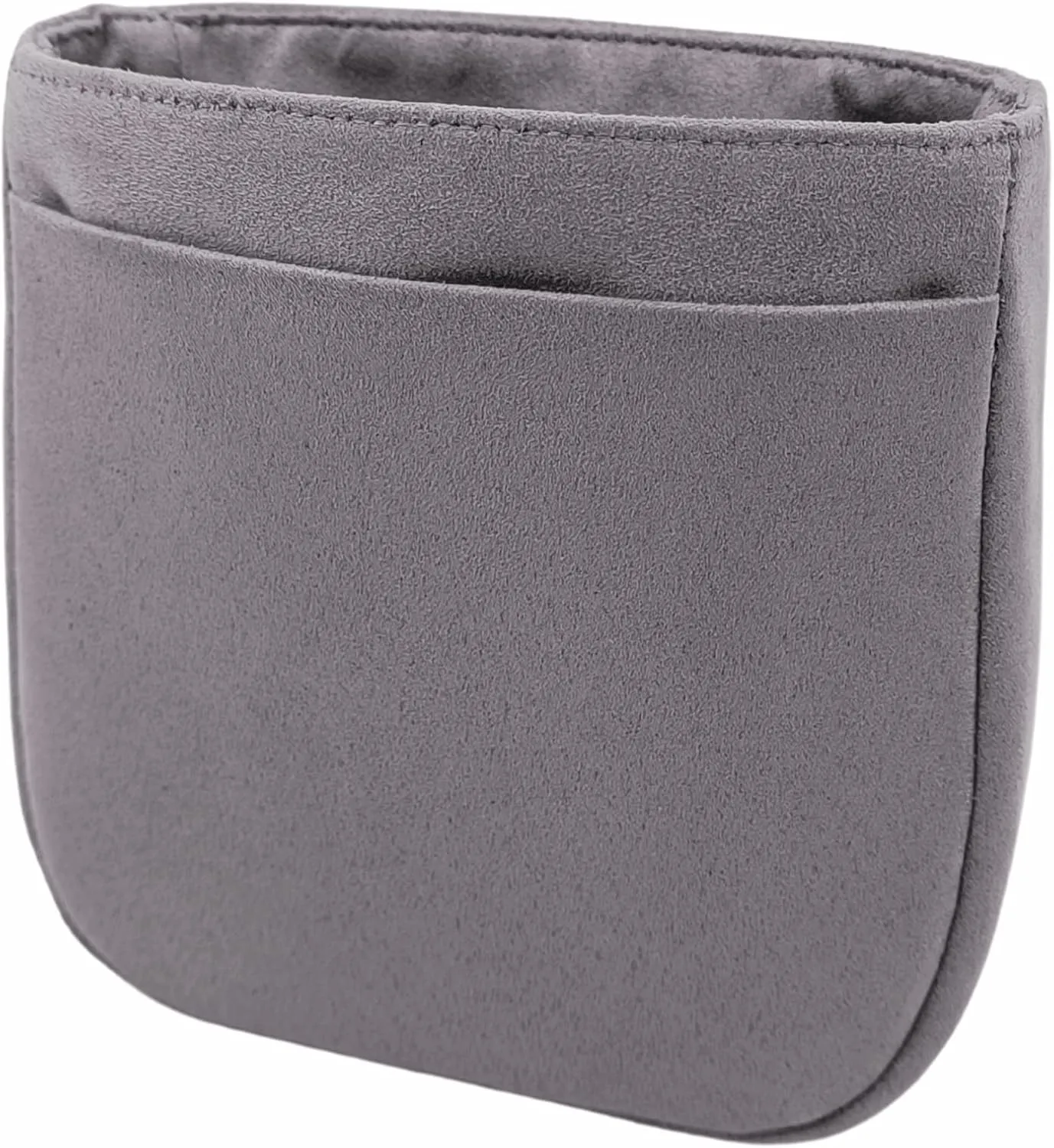 Purse Organizer Insert for Evelyne 16 TPM Handbag, Faux Suede Fabric, Lightweight, Fits Perfectly, Sturdy, Hand Wash, Keep Its Shape Gift Ideas for Women (Gray SE16)