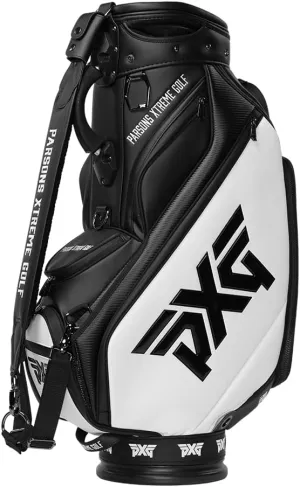 PXG Tour Golf Stand Bag, 6 Way Steel Reinforced Divider with 3-Point Single Carry Quick Disconnect Straps & Insulated Water Bottle Holder, Water Resistant Zippers, Umbrella Holder & Snap-on Rain Hood