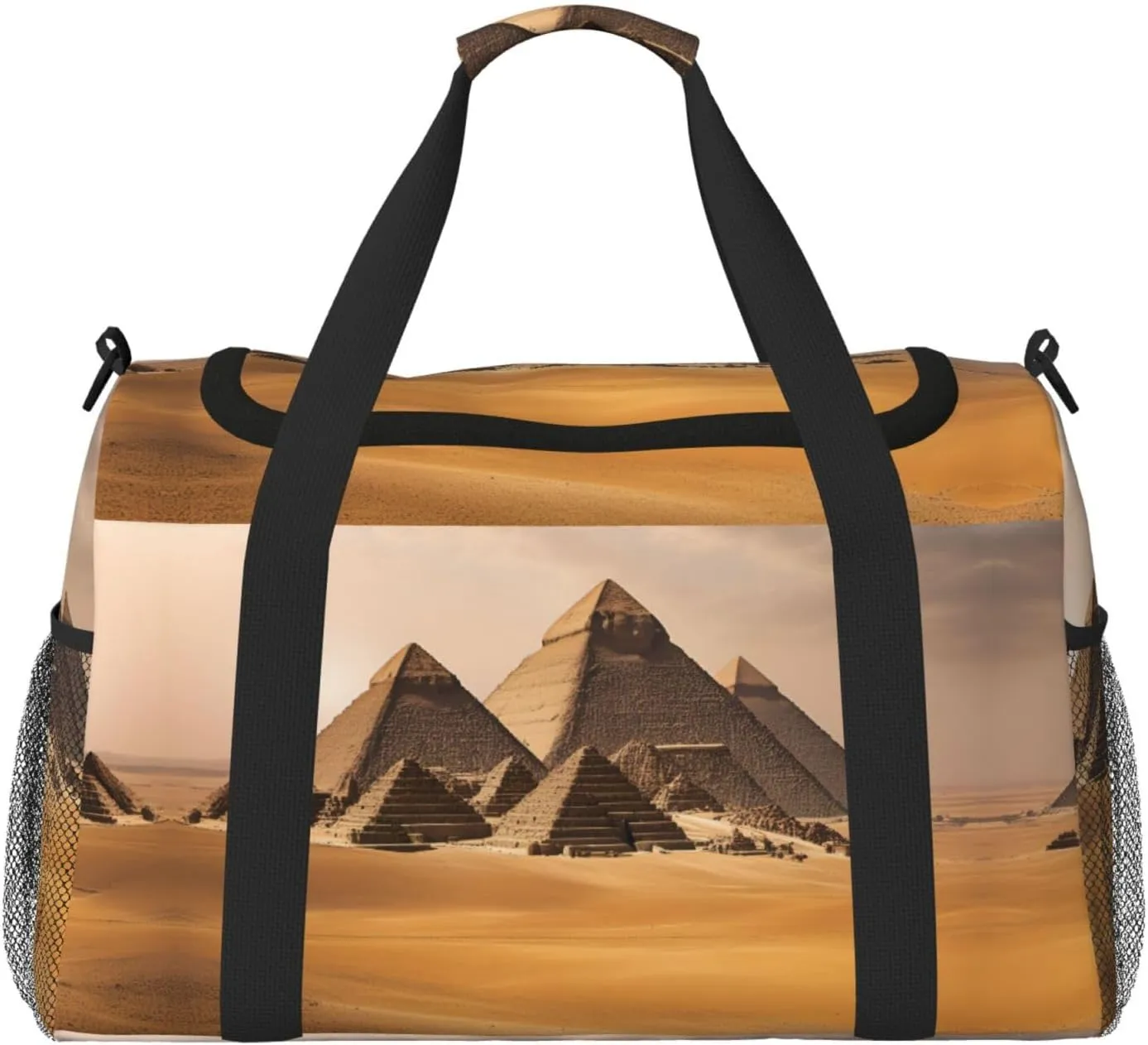 Pyramids of Egypt print Weekender Overnight Carry On Bag Gym Luggage Bag Duffel Bag for Travel Women