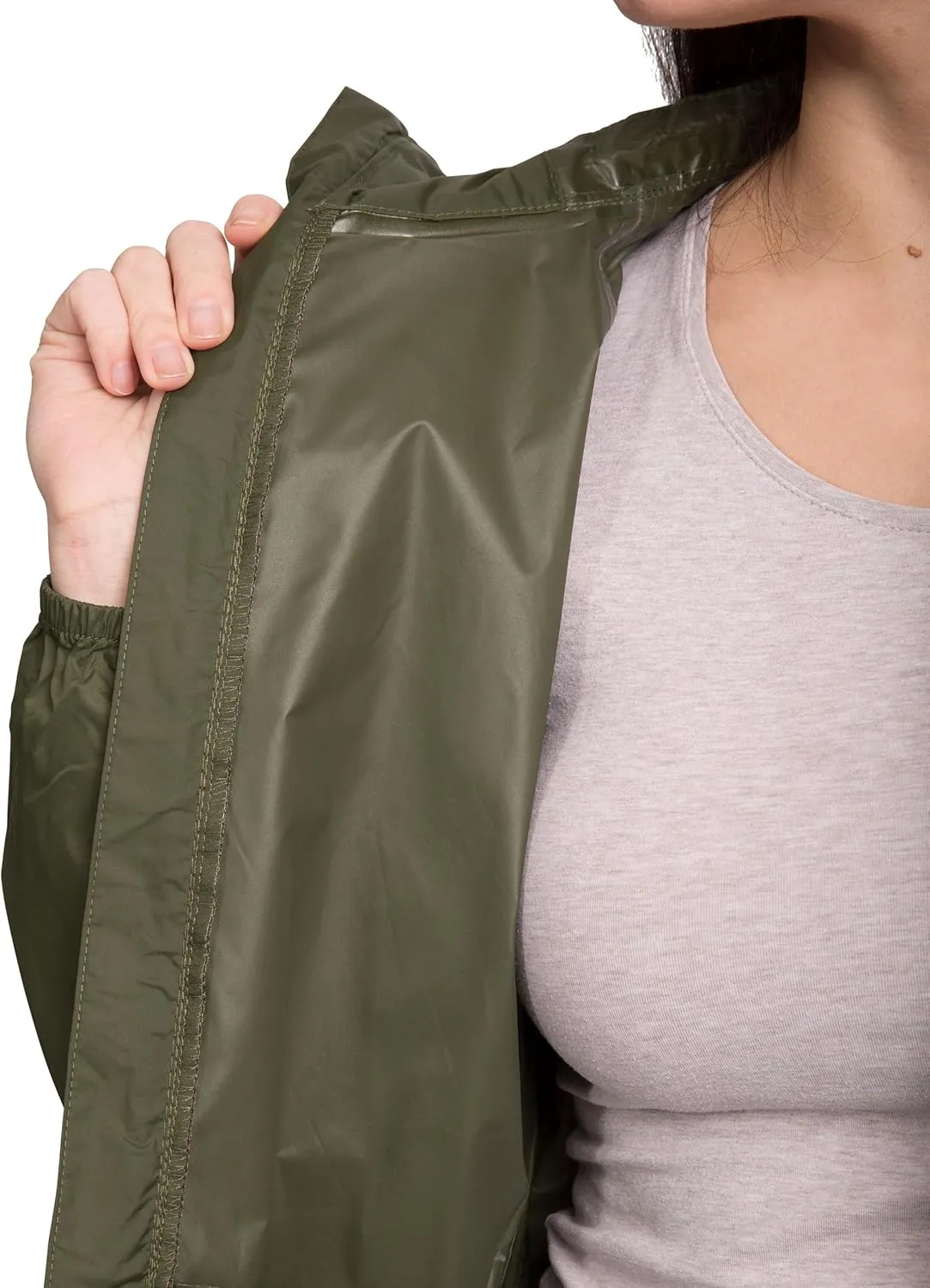 Qikpac Womens Packaway Waterproof Jacket Lightweight Hooded Raincoat