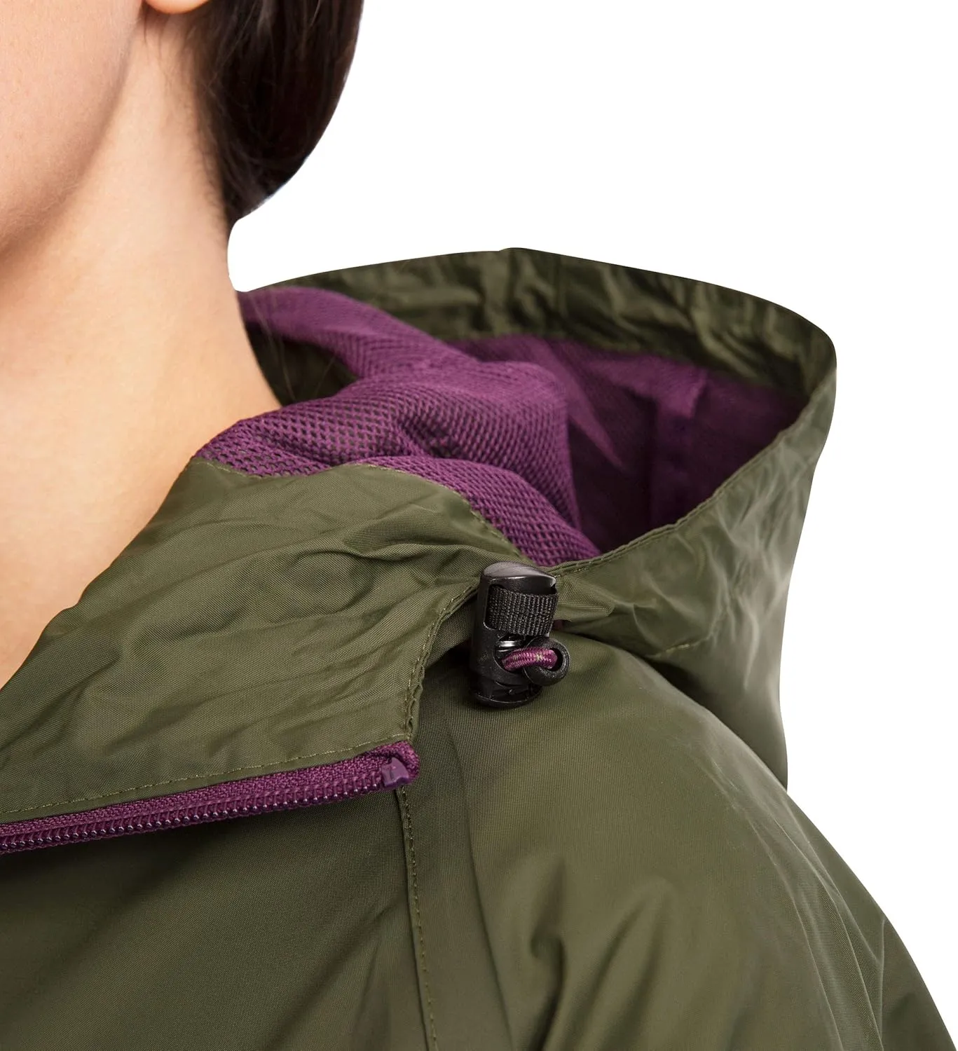 Qikpac Womens Packaway Waterproof Jacket Lightweight Hooded Raincoat