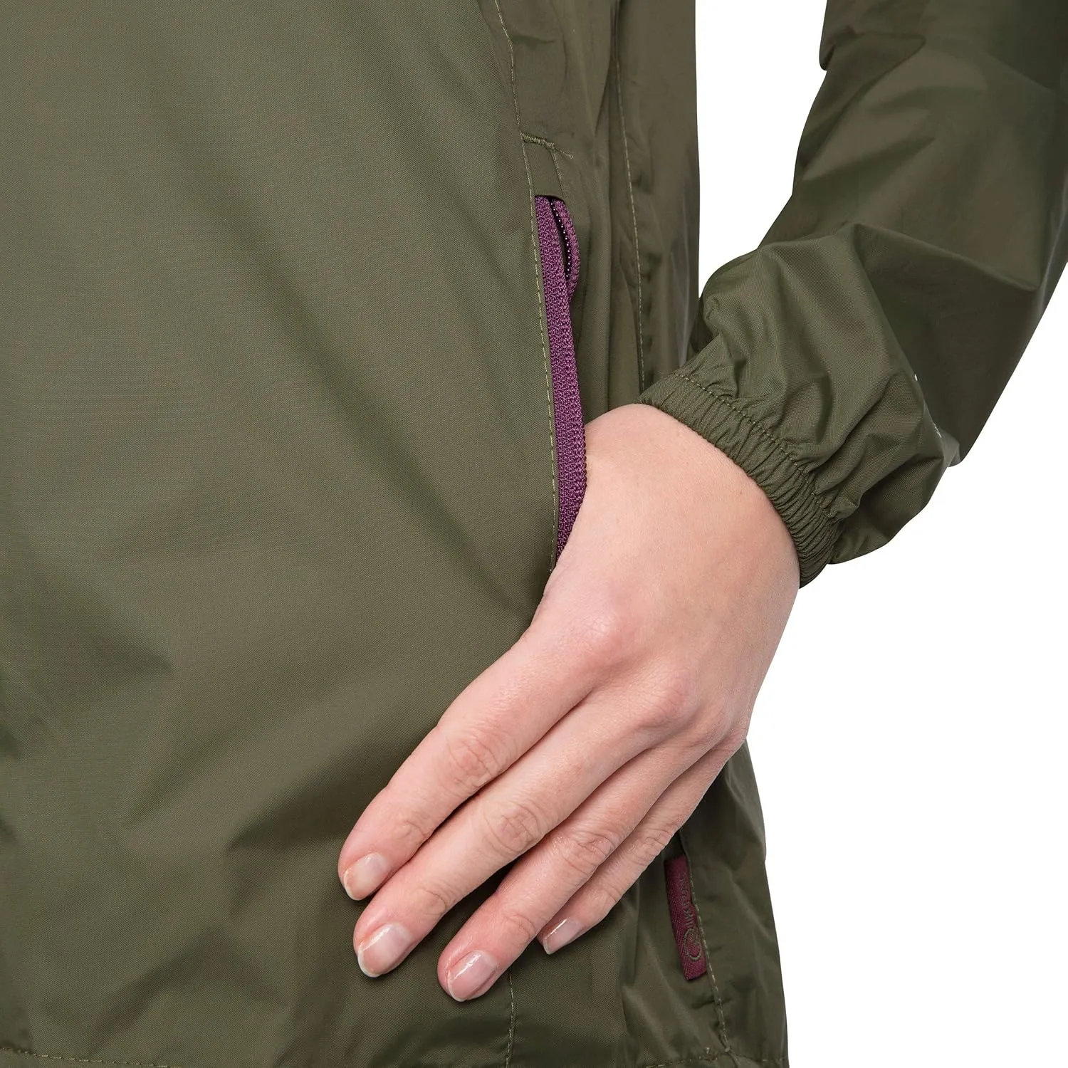 Qikpac Womens Packaway Waterproof Jacket Lightweight Hooded Raincoat