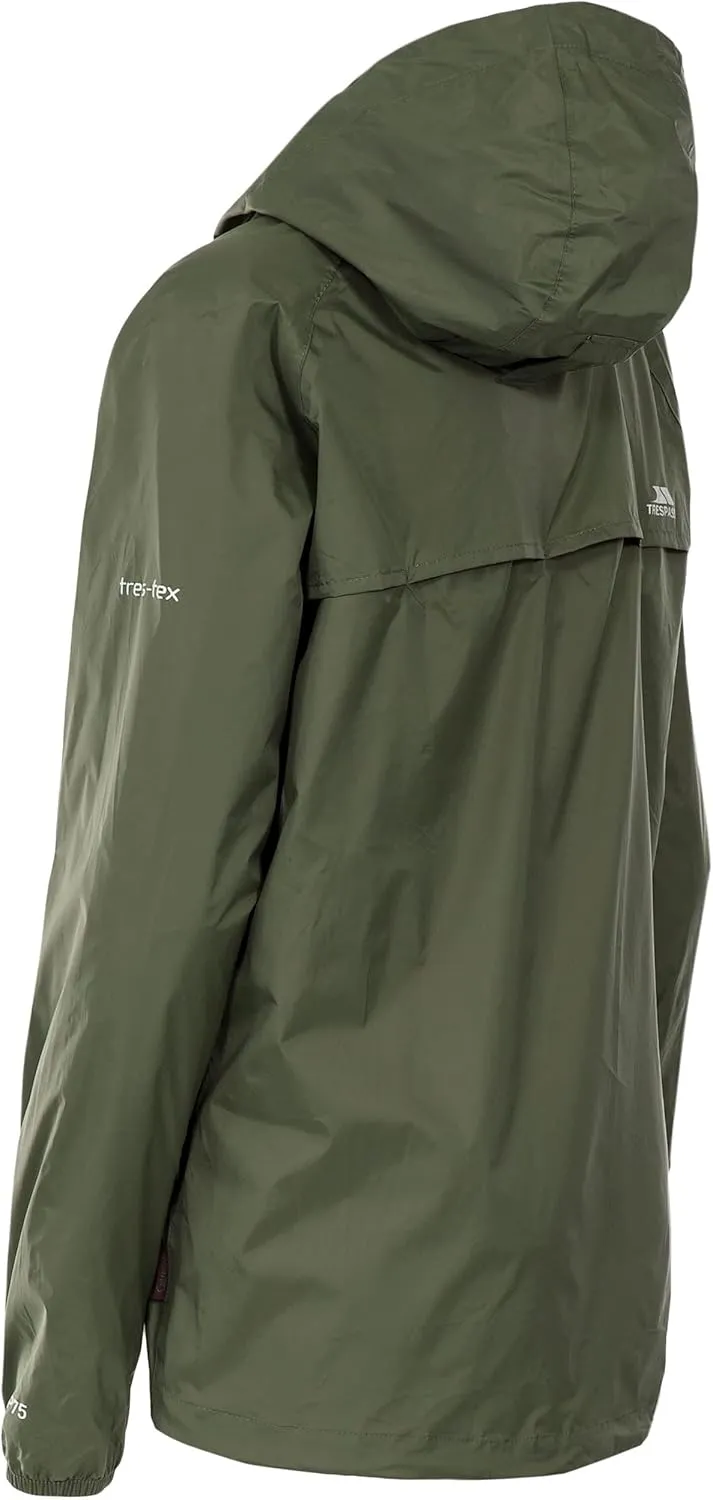 Qikpac Womens Packaway Waterproof Jacket Lightweight Hooded Raincoat