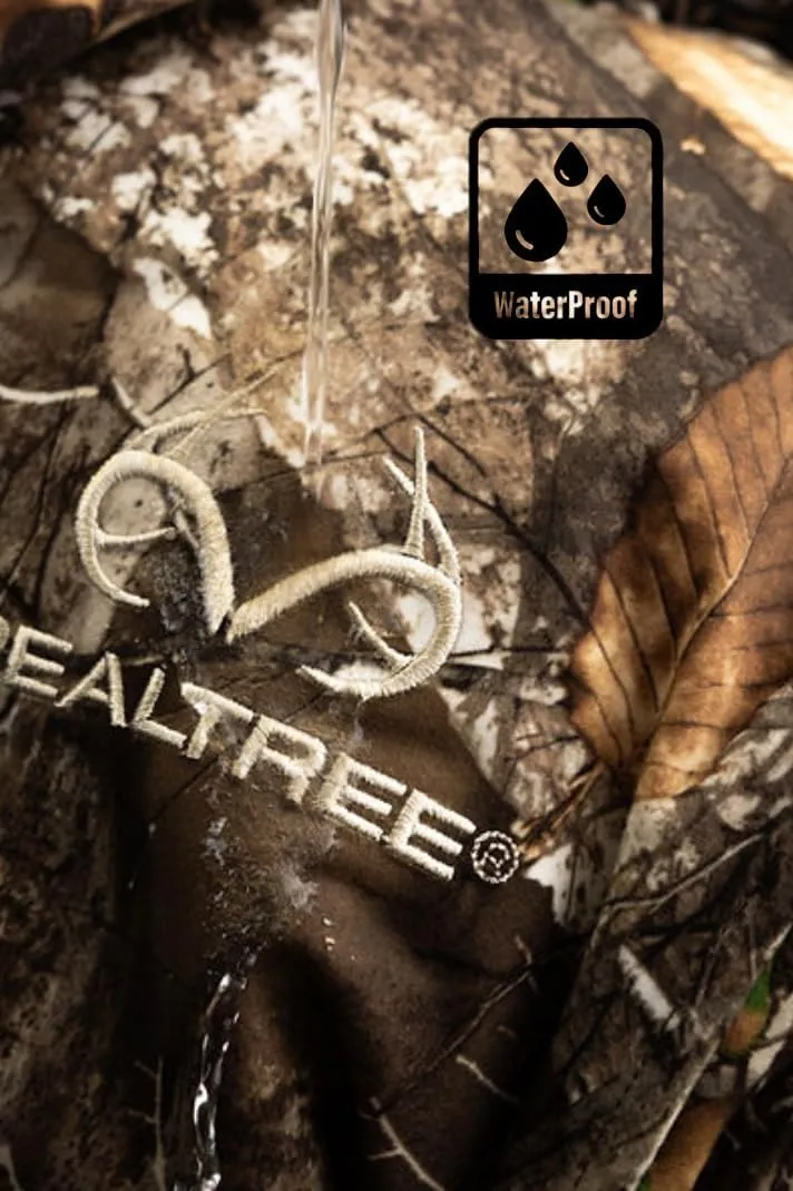 Realtree Men's Camo Hunting Insulated Cold Weather Parka Jacket - Wind-proof, Mid-weight and Super Warm