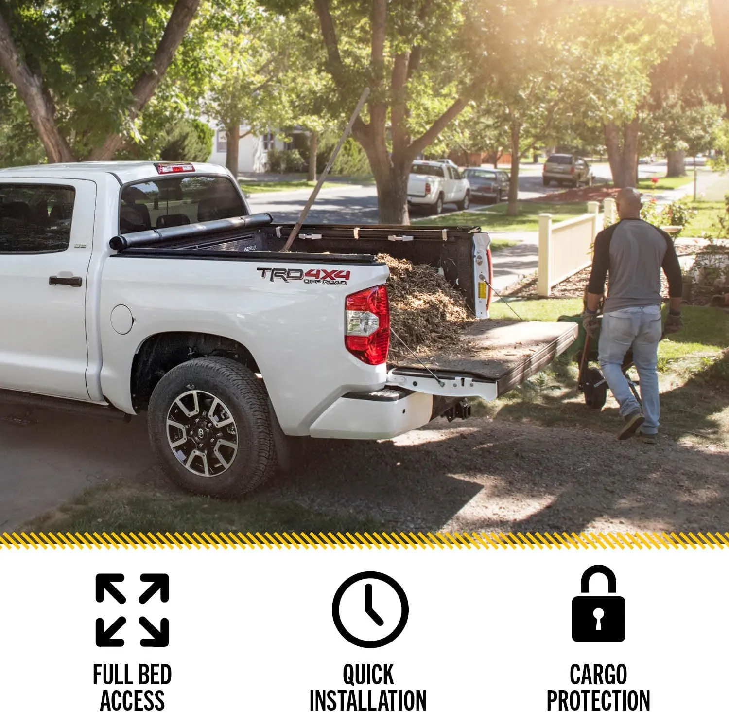 RealTruck TruXedo TruXport Soft Roll Up Truck Bed Tonneau Cover | 298301 | Fits 2015 - 2025 Ford F-150 6' 7" Bed (78.9")