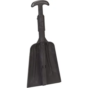 Remco - A Vikan Company 6880EBG Black Polypropylene Emergency Hygienic Shovel, ABS Plastic Blade, 24.4" - 36.5"