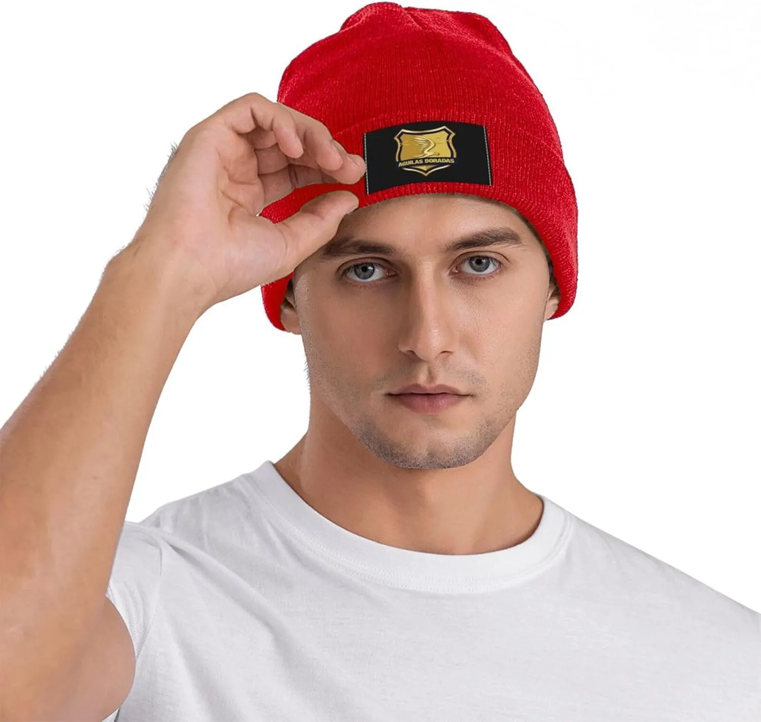 Rionegro Águilas Knit Hat Cap Skull Cap Beanie Hat Warm Cap Red Hat for Men Women