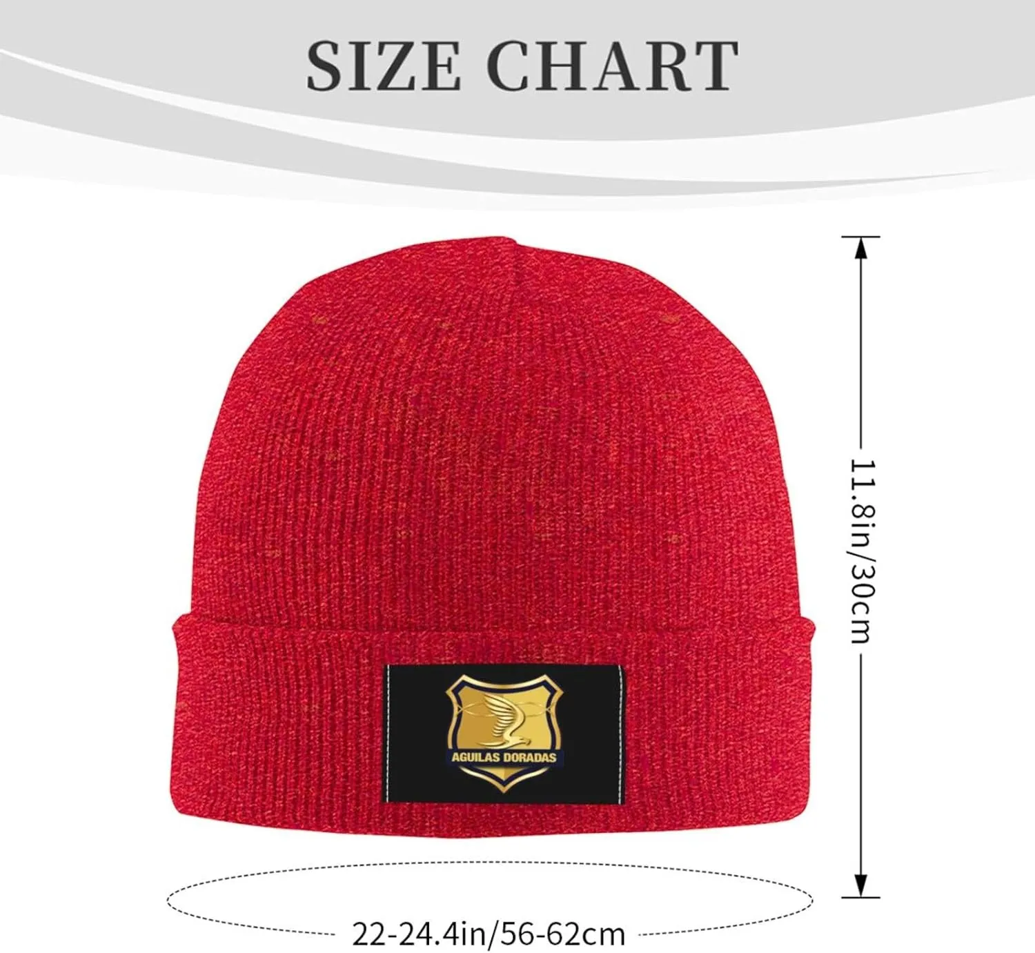 Rionegro Águilas Knit Hat Cap Skull Cap Beanie Hat Warm Cap Red Hat for Men Women