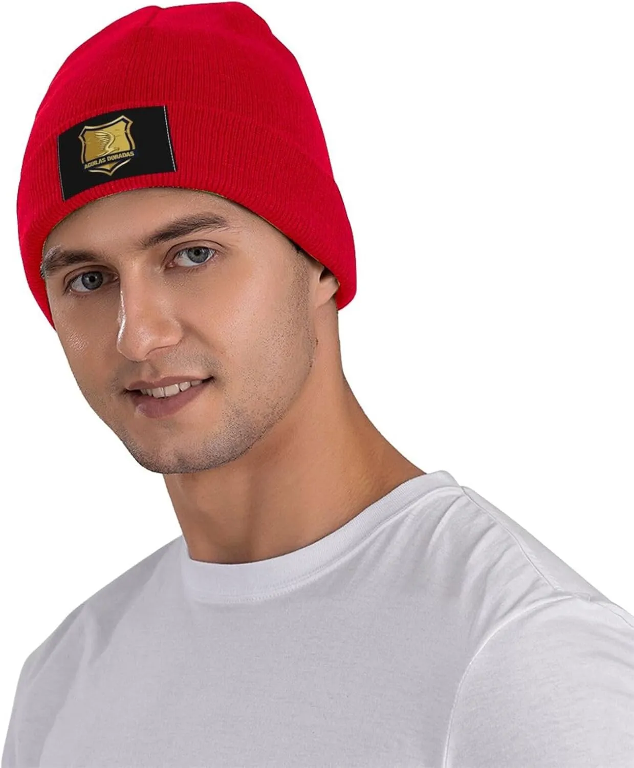 Rionegro Águilas Knit Hat Cap Skull Cap Beanie Hat Warm Cap Red Hat for Men Women