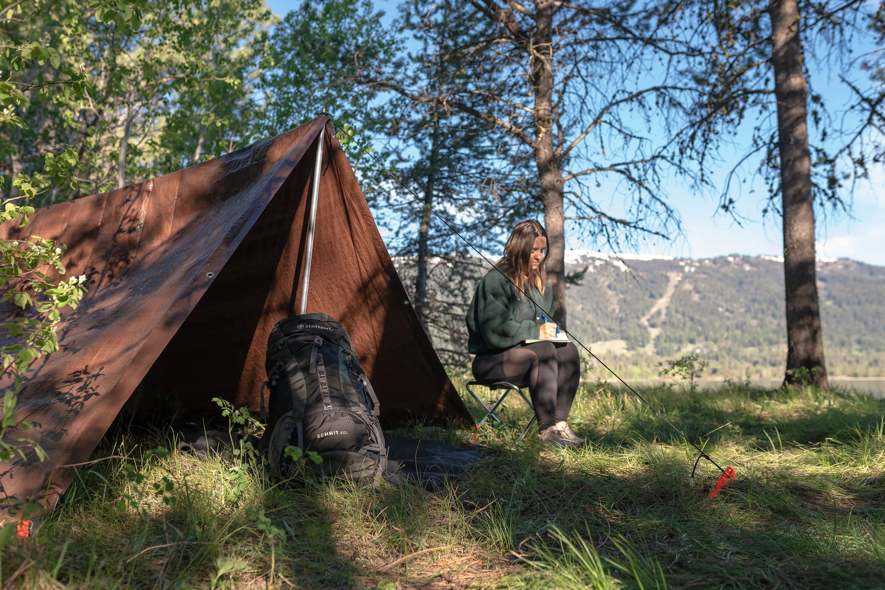 Rip Stop Tarp - 16 Ft X 20 Ft - Brown - Standard Duty