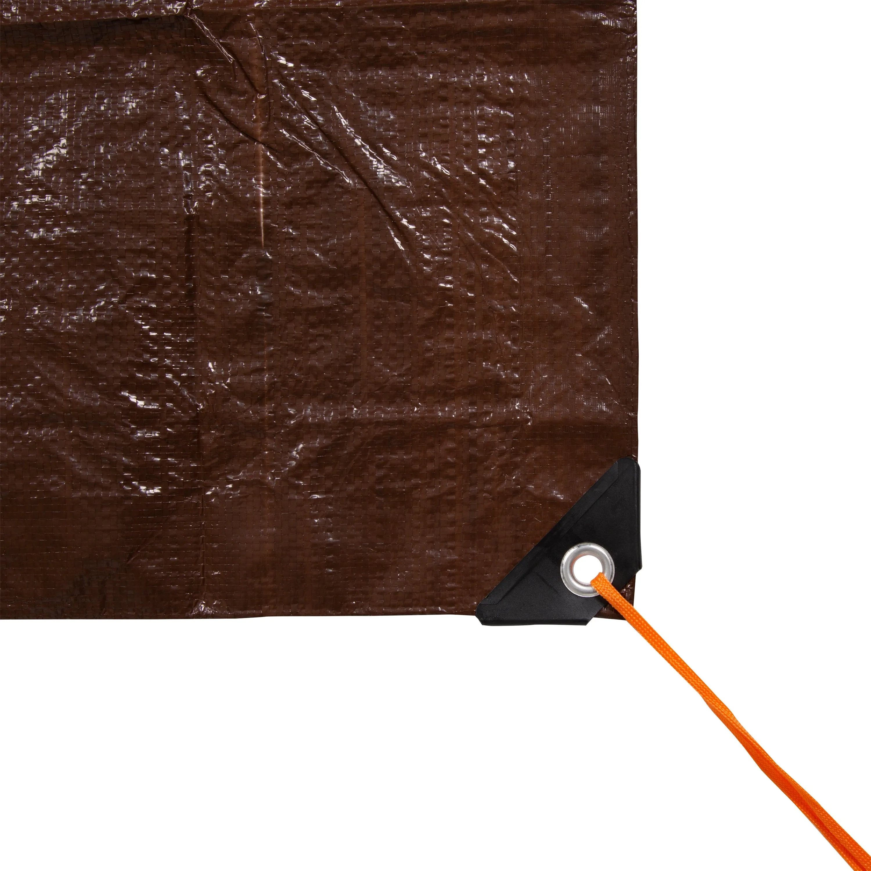 Rip Stop Tarp - 16 Ft X 20 Ft - Brown - Standard Duty