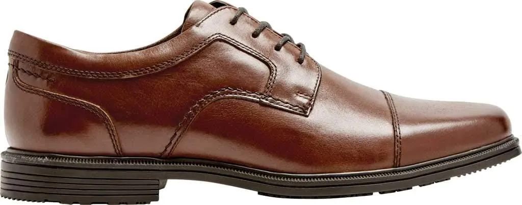 Rockport Taylor Waterproof Cap Toe - Shoes for Men - Leather Upper - Synthetic Outsole - Shock Absorbing Heel