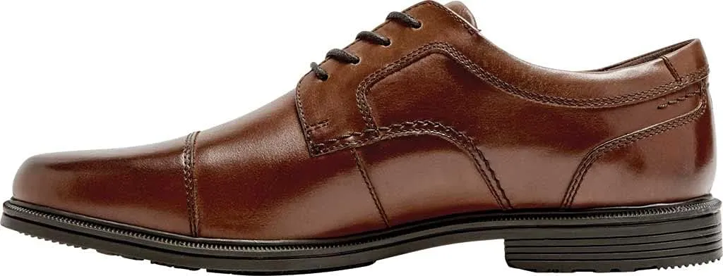 Rockport Taylor Waterproof Cap Toe - Shoes for Men - Leather Upper - Synthetic Outsole - Shock Absorbing Heel