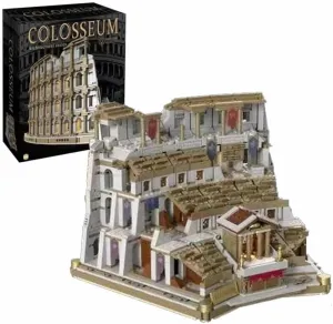 Roman Colosseum Building Block Set, Italy’s Colosseum Architecture Kit World Famous Architectural Models Suitable for Adult Collection Models