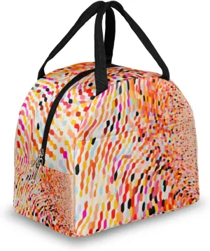 Romance Pattern Lunch Tote Bag Reusable Insulated Bags Waterproof Adult Portable Meal Cooler Pack for Women Men Picnic Office Work Travel