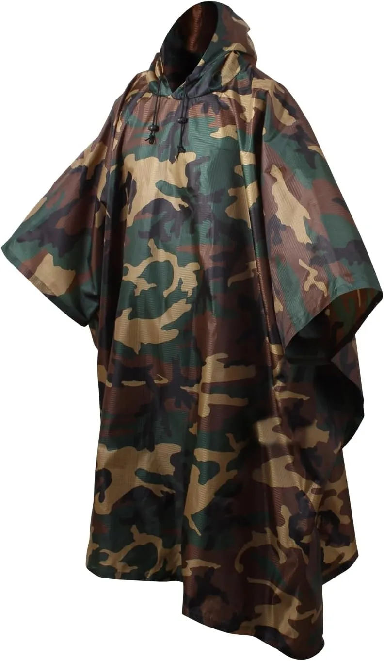 Rothco G.I. Type Military Rip-Stop Poncho
