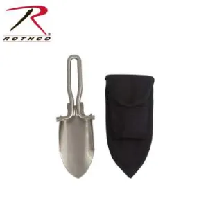 Rothco Stainless Steel Folding Shovel with Sheath - 37