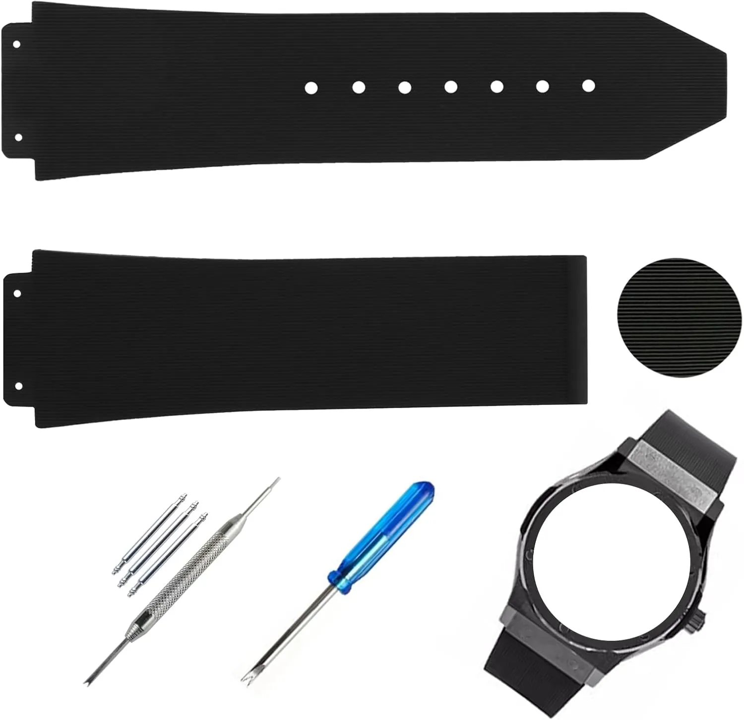 Rubber Watch Band replacement for Hublot Silicone Strap Wirstband accessories for Men and Women