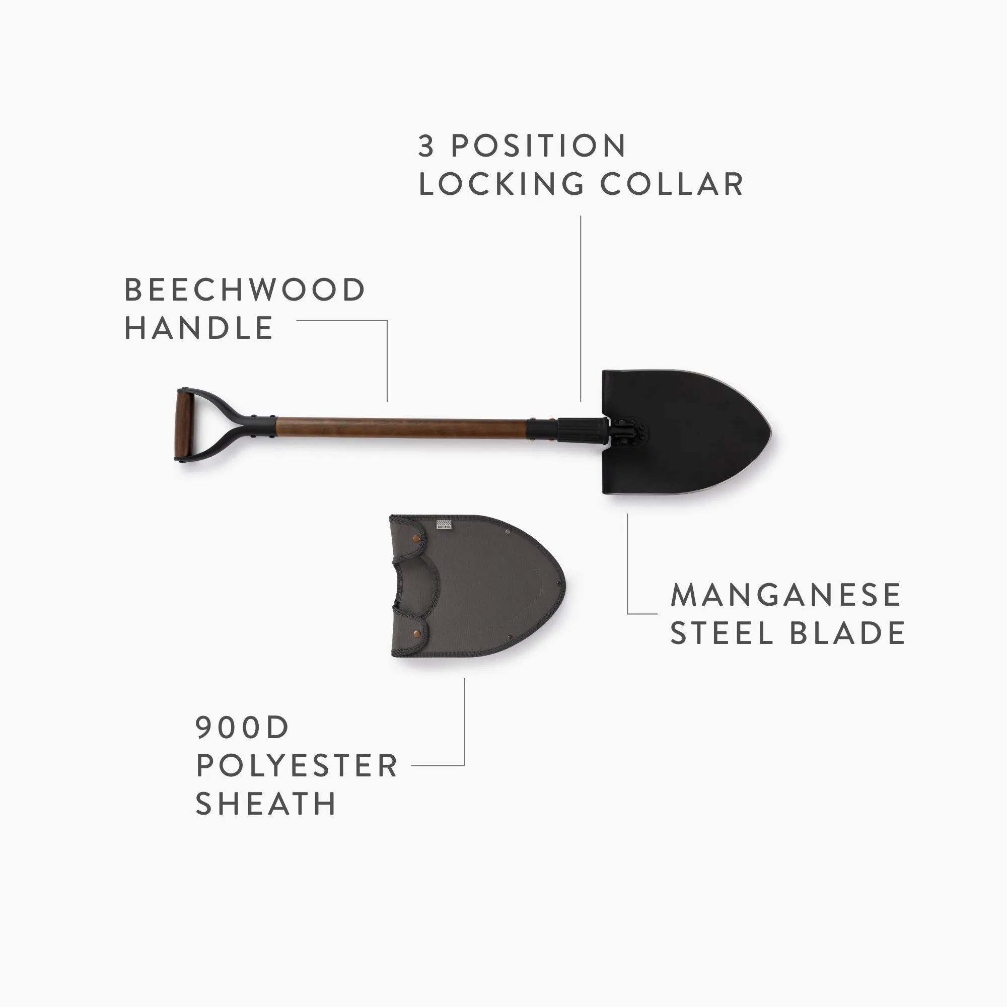 Rynx | Folding shovel