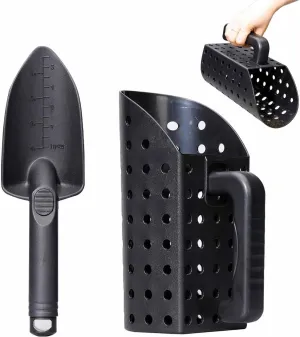 Sand Scoop & Shovel Tool Set, 2025 New Sand Sifter for The Beach, Heavy Duty Treasure Hunting & Digging Tool — Metal Detectors Accessories, Sturdy & Durable, Lightweight, Summer Gift (1PCS)