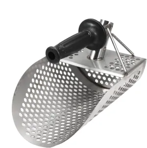 Sand Sifting Shovel, Metal Detector Digging Tools, Stainless Steel Sifting Scoop, Heavy Duty Underwater Shovel, Metal Detecting Sand Scoop, Metal Detecting Shovel for Sand