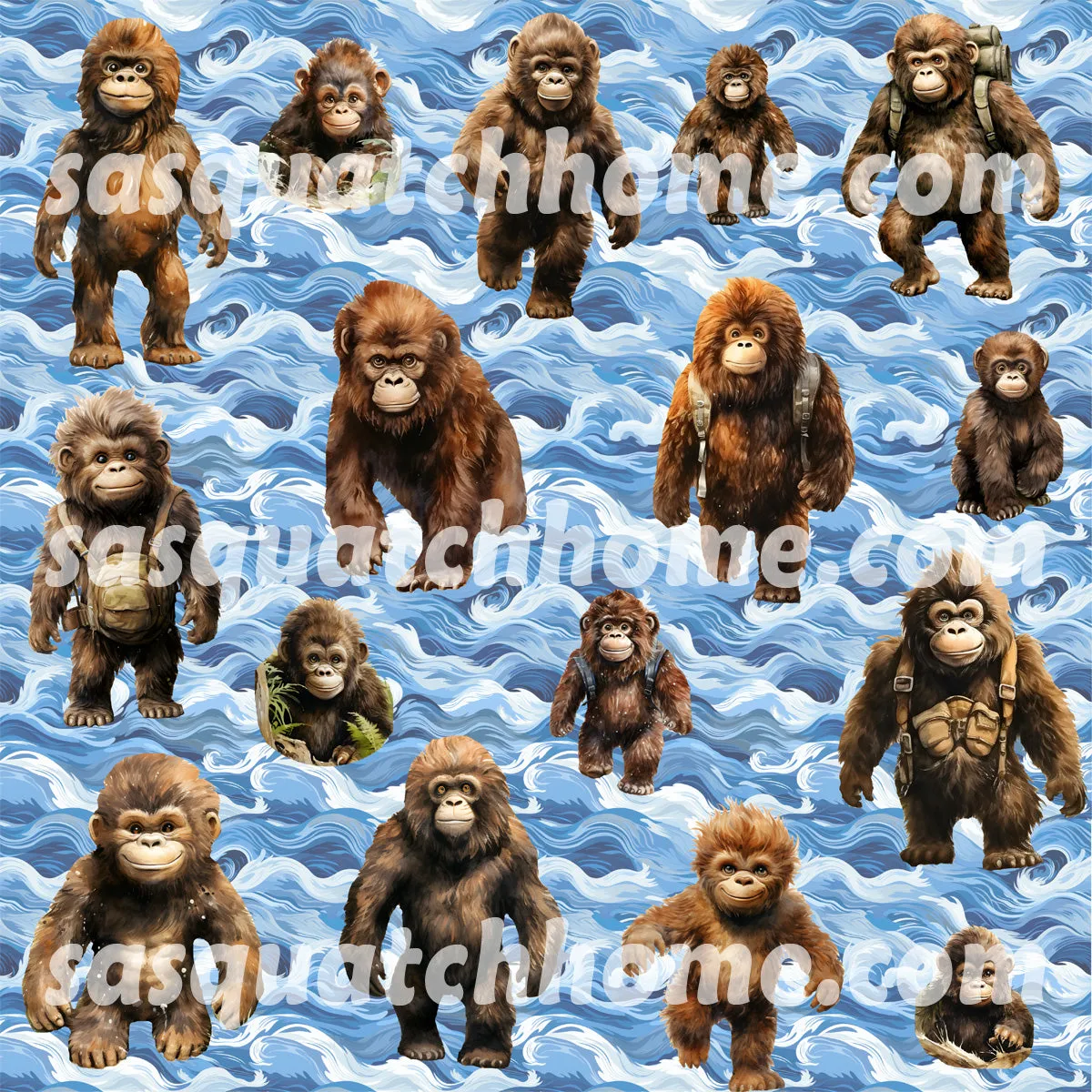Sasquatch/Bigfoot Themed Travel Medicine Kit, First Aid Kit