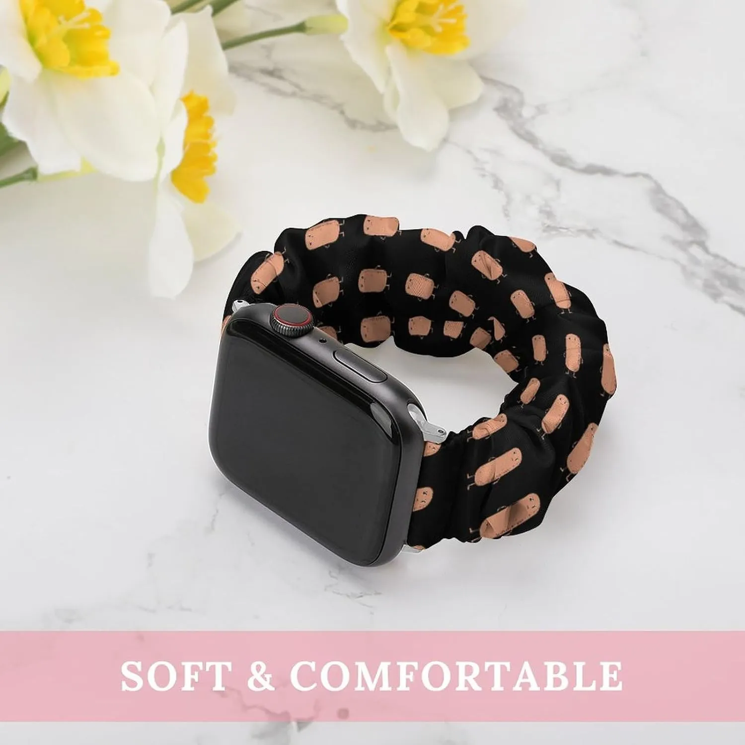 Sausage Fashion Watch Strap Scrunchies Wristbands Compatible With IWatch Series