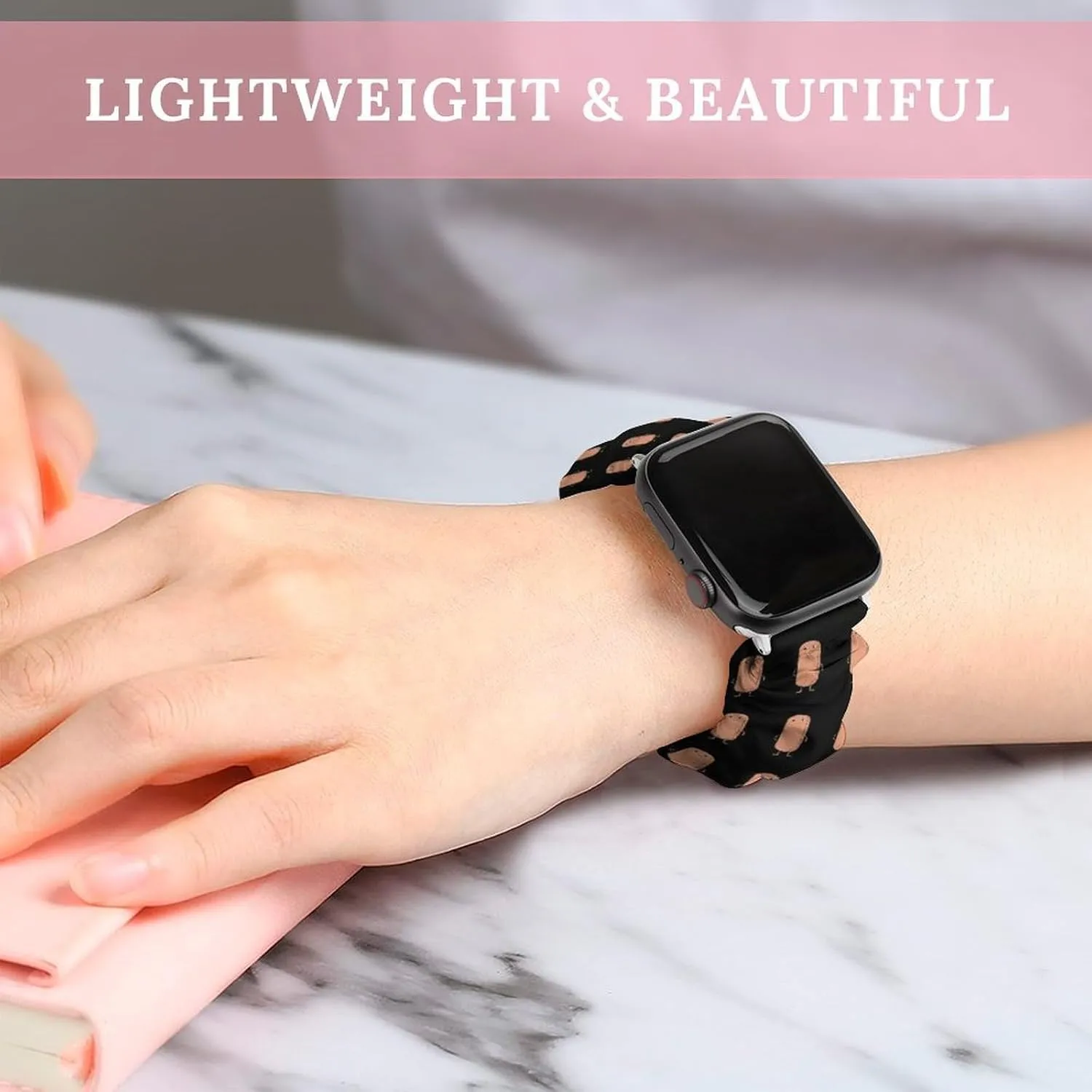 Sausage Fashion Watch Strap Scrunchies Wristbands Compatible With IWatch Series