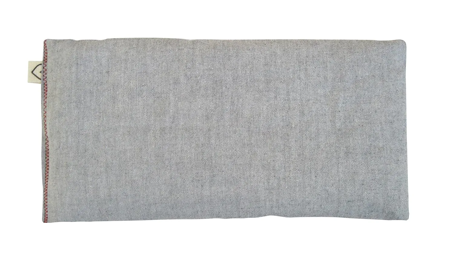 SCENTED Lavender Flax Seed Eye Pillow - 4 x 8.5 - Soft & Soothing Cotton - Naturally Calming Colors - gray charcoal
