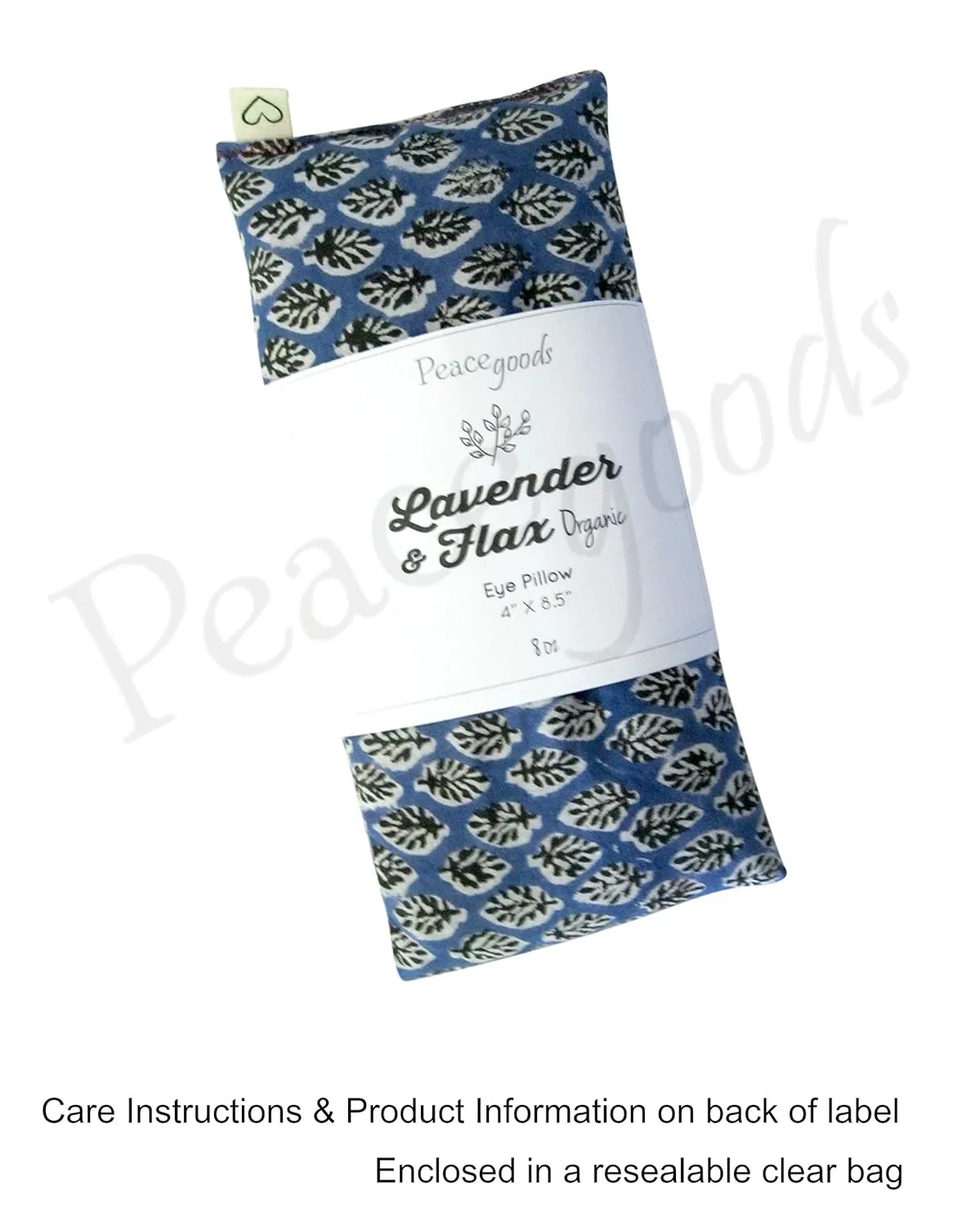 SCENTED Lavender Flax Seed Eye Pillow - 4 x 8.5 - Soft & Soothing Cotton - Naturally Calming Colors - gray charcoal