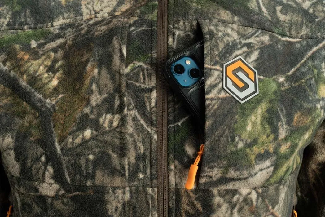 ScentLok Midweight Fleece Scent Control Stealth Camo Hunting Jacket