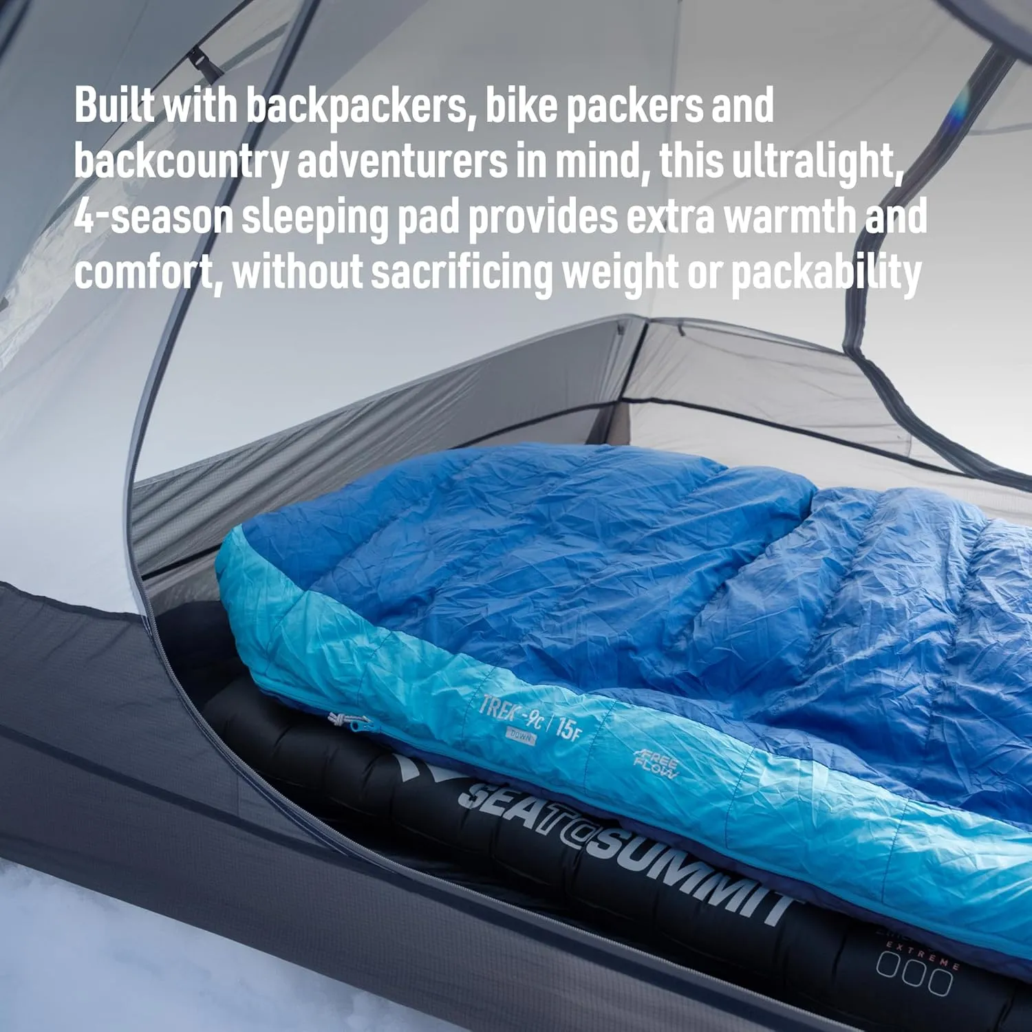 Sea to Summit Ether Light XR Pro Insulated Sleeping Pad, Tapered - Large (78 x 25 x 4 inches)