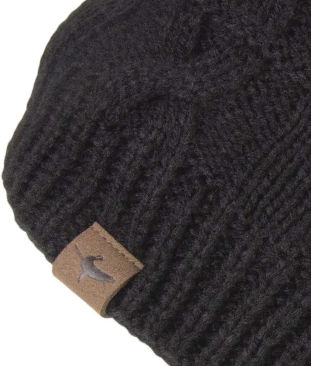 SEALSKINZ Unisex Blakeney Waterproof Cold Weather Cable Knit Beanie