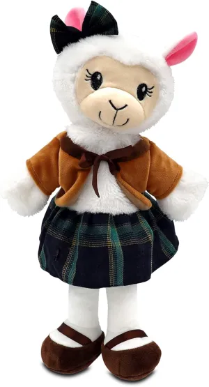 Sharewood Forest Friends Aria The Alpaca Hand Puppet - Stuffed Animal for Toddlers, Kids, Teachers, Daycare & School - Perfect for Puppet Theatre and Creative Play