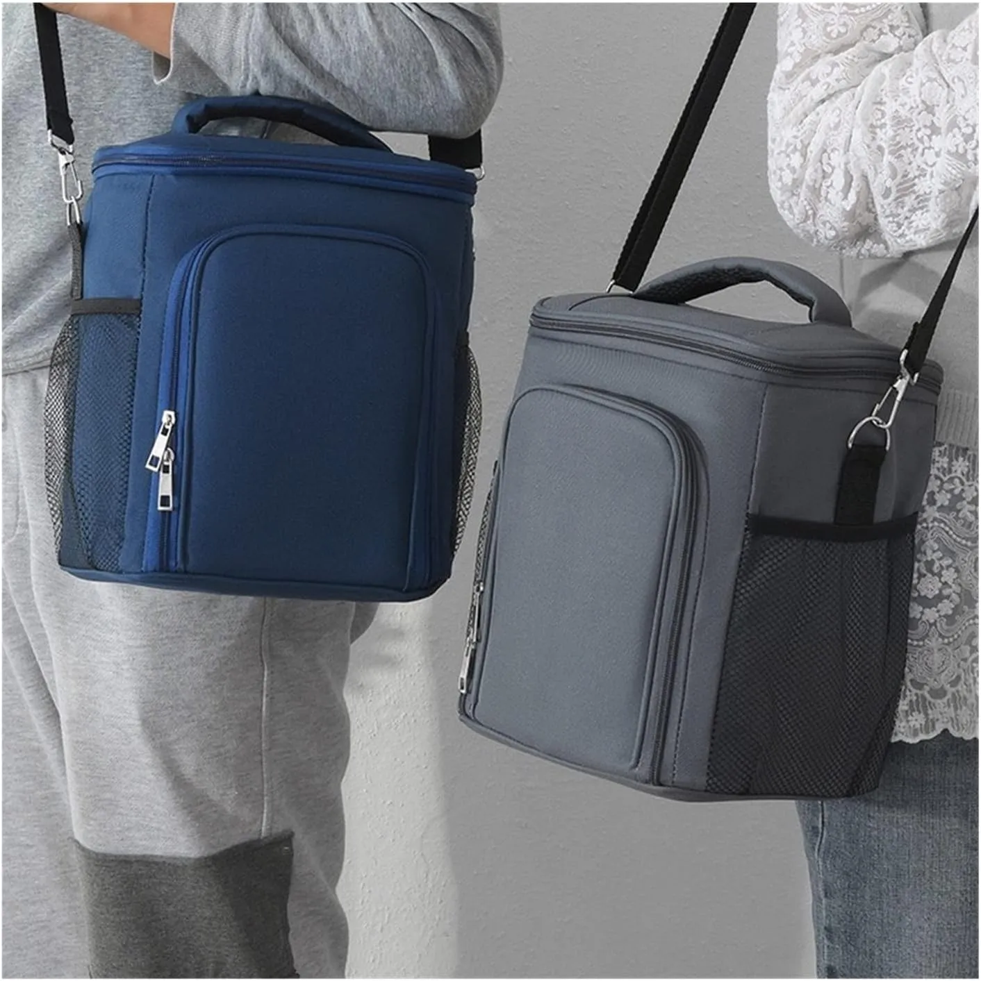 Shoulder Bag Insulated Lunch Bag Reusable Picnic Isothermal Bag Camping Refrigerator Insulated Bag