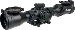 SIG SAUER Tango-MSR 2-12x44mm 34mm Tube F1/First Focal Plane High-Magnification Durable Shockproof Waterproof Fogproof Black Hunting Riflescope - Lens Covers & 34mm Alpha-MSR 1.232" Mount Included