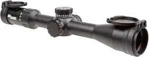 SIG SAUER WHISKEY4 4-16X44mm 30mm Tube First Focal Plane/FFP Riflescope - Durable Shockproof Lightweight Precise Waterproof Fogproof Black Hunting Rifle Scope - Flip-Back Caps & Throw Lever Included