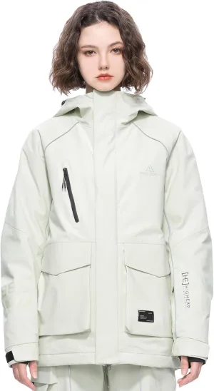 Ski Jacket Snowboard Coat Snow Winter Waterproof Insulated Windproof Baggy Warm Hooded Jacket for Men Women