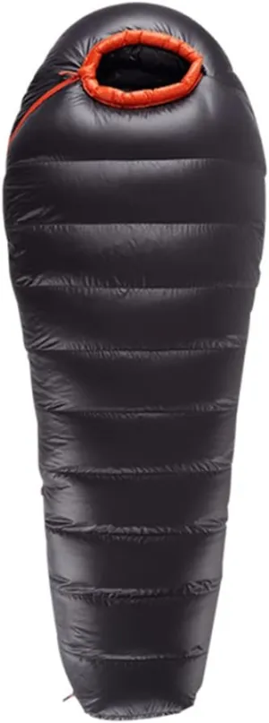 Sleeping Bag Filling 800g White Goose Down Winter Sleeping Bag Ultralight Backpacking Mummy Down Sleeping Bag for Lightweight Hiking & Camping(Black)