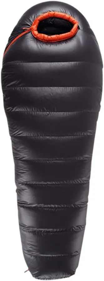 Sleeping Bag Filling 800g White Goose Down Winter Sleeping Bag Ultralight Backpacking Mummy Down Sleeping Bag for Lightweight Hiking & Camping(Black)