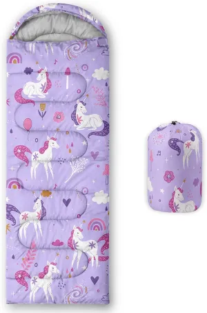 Sleeping Bag for Womens Girls Teens, Waterproof Sleeping Bags Traveling and Outdoors, Camping Gear Equipment