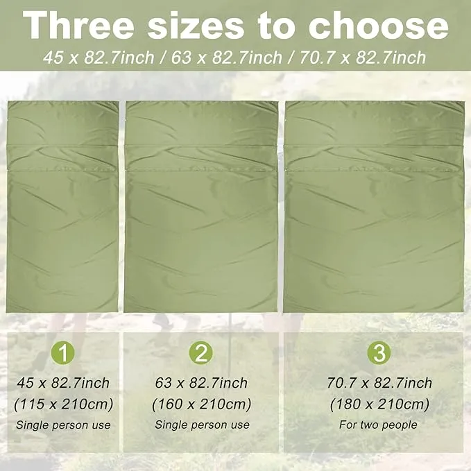 Sleeping Bag Liner Camping Sheets Travel Sheets for Hotel Lightweight Hotel Sheet Compact Sleep Bag Sack Breathable Travel Sleeping Bag for Hotels Camping Youth Picnic Adult Compact Sacks