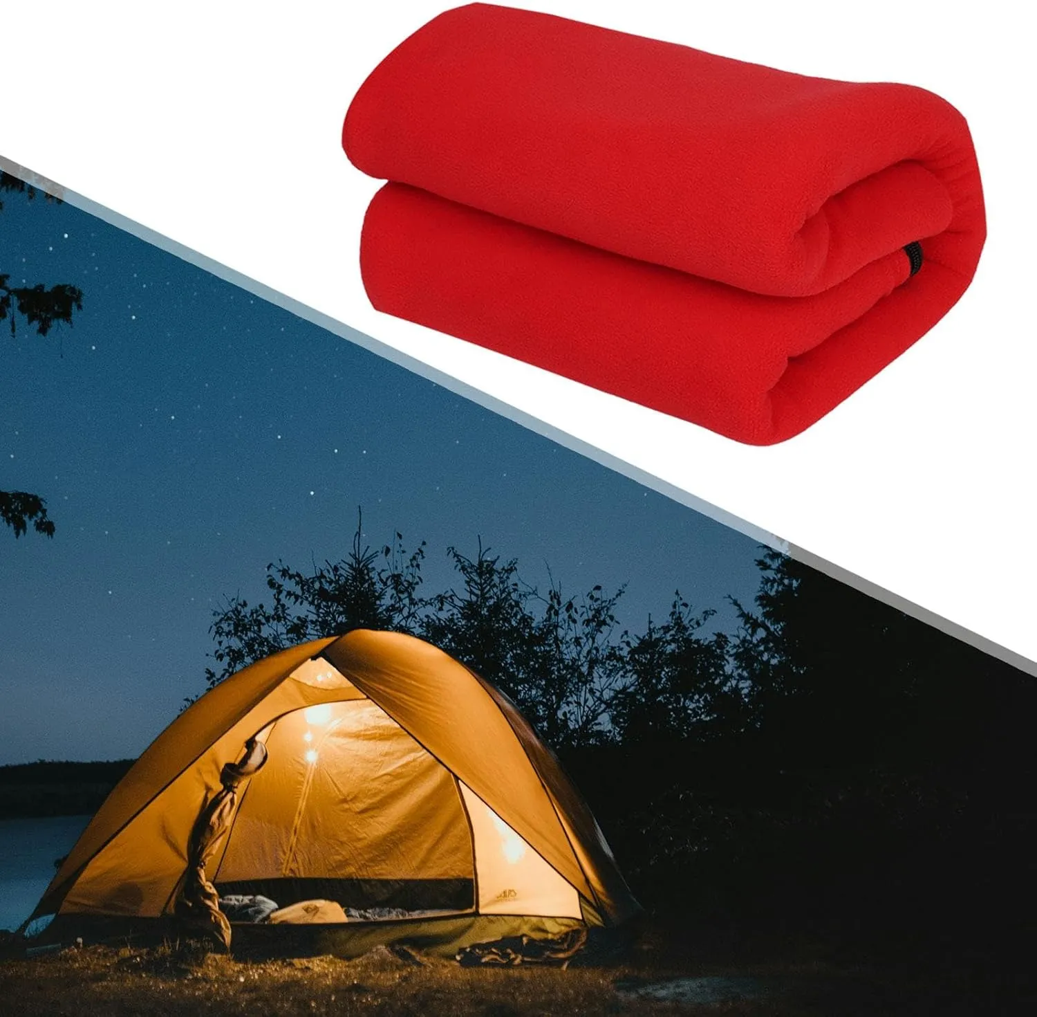 Sleeping Bag Liner Emergency Blanket Zipper Camping Blanket Single Sleeping Bag for Hotels Hiking Outdoor Fishing Backpacking