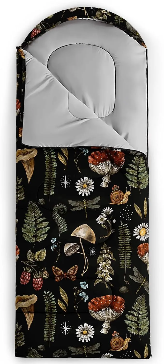 Sleeping Bags for Girls Adults, 3 Season Warm Cool Weather,Lightweight Waterproof Sleeping Outdoors, Camping Gear Equipment